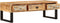 vidaXL - Salontafel - 110x50x38 - cm - massief - mangohout