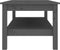 vidaXL - Salontafel - 110x50x40 - cm - massief - grenenhout - grijs