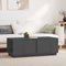 vidaXL - Salontafel - 110x50x40 - cm - massief - grenenhout - grijs