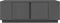 vidaXL - Salontafel - 110x50x40 - cm - massief - grenenhout - grijs