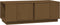 vidaXL - Salontafel - 110x50x40 - cm - massief - grenenhout - honingbruin