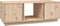 vidaXL - Salontafel - 110x50x40 - cm - massief - grenenhout
