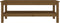 vidaXL - Salontafel - 110x50x40 - cm - massief - grenenhout - honingbruin
