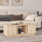 vidaXL - Salontafel - 110x50x40 - cm - massief - grenenhout