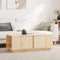 vidaXL - Salontafel - 110x50x40 - cm - massief - grenenhout