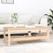 vidaXL - Salontafel - 110x50x40 - cm - massief - grenenhout