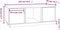 vidaXL - Salontafel - 110x50x40 - cm - massief - grenenhout - honingbruin