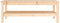 vidaXL - Salontafel - 110x50x40 - cm - massief - grenenhout