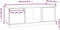vidaXL - Salontafel - 110x50x40 - cm - massief - grenenhout