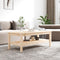 vidaXL - Salontafel - 110x50x40 - cm - massief - grenenhout
