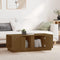 vidaXL - Salontafel - 110x50x40 - cm - massief - grenenhout - honingbruin