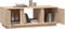 vidaXL - Salontafel - 110x50x40 - cm - massief - grenenhout