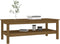 vidaXL - Salontafel - 110x50x40 - cm - massief - grenenhout - honingbruin