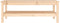 vidaXL - Salontafel - 110x50x40 - cm - massief - grenenhout