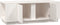 vidaXL - Salontafel - 110x50x40 - cm - massief - grenenhout - wit