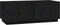 vidaXL - Salontafel - 110x50x40 - cm - massief - grenenhout - zwart