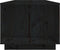 vidaXL - Salontafel - 110x50x40 - cm - massief - grenenhout - zwart