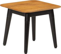 vidaXL - Salontafel - 110x50x40 - cm - massief - mangohout - en - ijzer