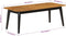vidaXL - Salontafel - 110x50x40 - cm - massief - mangohout - en - ijzer
