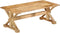 vidaXL - Salontafel - 110x52x40 - cm - massief - mangohout