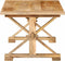 vidaXL - Salontafel - 110x52x40 - cm - massief - mangohout