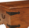 vidaXL - Salontafel - 110x55x35 - cm - massief - acaciahout - met - honingafwerking