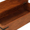 vidaXL - Salontafel - 110x55x35 - cm - massief - acaciahout - met - honingafwerking