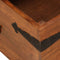 vidaXL - Salontafel - 110x55x35 - cm - massief - acaciahout - met - honingafwerking