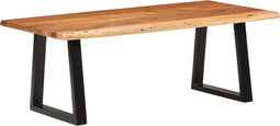 vidaXL - Salontafel - 110x55x40 - cm - massief - acaciahout