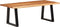 vidaXL - Salontafel - 110x55x40 - cm - massief - acaciahout