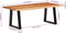 vidaXL - Salontafel - 110x55x40 - cm - massief - acaciahout
