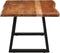 vidaXL - Salontafel - 110x55x40 - cm - massief - acaciahout