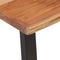 vidaXL - Salontafel - 110x55x40 - cm - massief - acaciahout