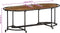 vidaXL - Salontafel - 110x55x40 - cm - massief - gerecycled - hout