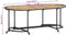 vidaXL - Salontafel - 110x55x40 - cm - massief - ruw - mangohout