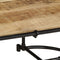 vidaXL - Salontafel - 110x55x40 - cm - massief - ruw - mangohout