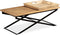 vidaXL - Salontafel - 110x55x42 - cm - massief - mangohout