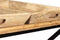 vidaXL - Salontafel - 110x55x42 - cm - massief - mangohout