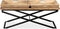 vidaXL - Salontafel - 110x55x42 - cm - massief - mangohout