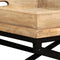 vidaXL - Salontafel - 110x55x42 - cm - massief - mangohout