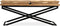 vidaXL - Salontafel - 110x55x42 - cm - massief - mangohout