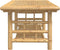 vidaXL - Salontafel - 110x55x45 - cm - bamboe