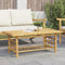 vidaXL - Salontafel - 110x55x45 - cm - bamboe