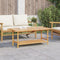 vidaXL - Salontafel - 110x55x45 - cm - bamboe