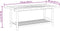 vidaXL - Salontafel - 110x55x45 - cm - bamboe