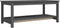 vidaXL - Salontafel - 110x55x45 - cm - massief - grenenhout - grijs