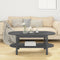 vidaXL - Salontafel - 110x55x45 - cm - massief - grenenhout - grijs