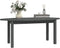 vidaXL - Salontafel - 110x55x45 - cm - massief - grenenhout - grijs