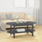 vidaXL - Salontafel - 110x55x45 - cm - massief - grenenhout - grijs