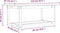 vidaXL - Salontafel - 110x55x45 - cm - massief - grenenhout - grijs